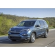 Пороги алюминиевые Rival Black для Honda Pilot 2016-2021