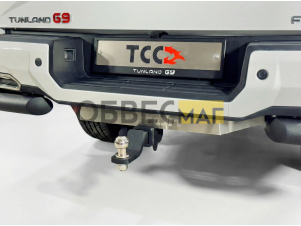Фаркоп (шар E нерж., надпись FOTON) для Foton Tunland G9 2.0 Diesel АКПП 4WD 2021-н.в. №TCU00479N