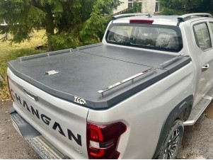 Рейлинги на крышку кузова (комплект Premium) 4шт для Toyota Hilux 2015-н.в.,Hilux Exclusive 2018-н.в.,Toyota Hilux Black Onyx 2020-н.в. №TOYHILUX15-64
